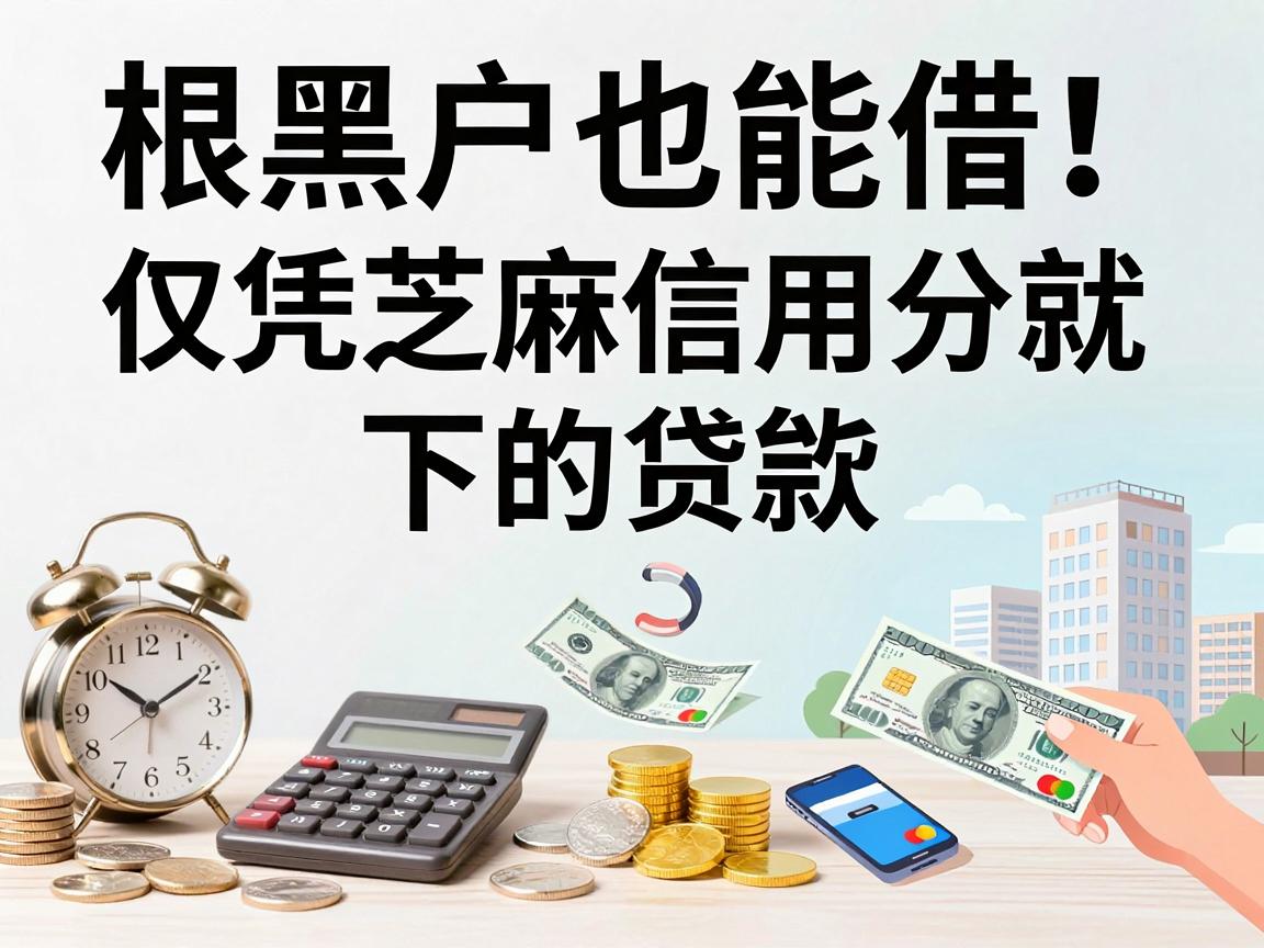 黑户也能借！仅凭芝麻信用分就能下的贷款平台推荐