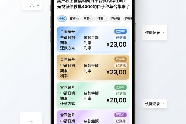黑户秒上征信的网贷平台真的存在吗?无视征信秒批4000的口子种草合集来了