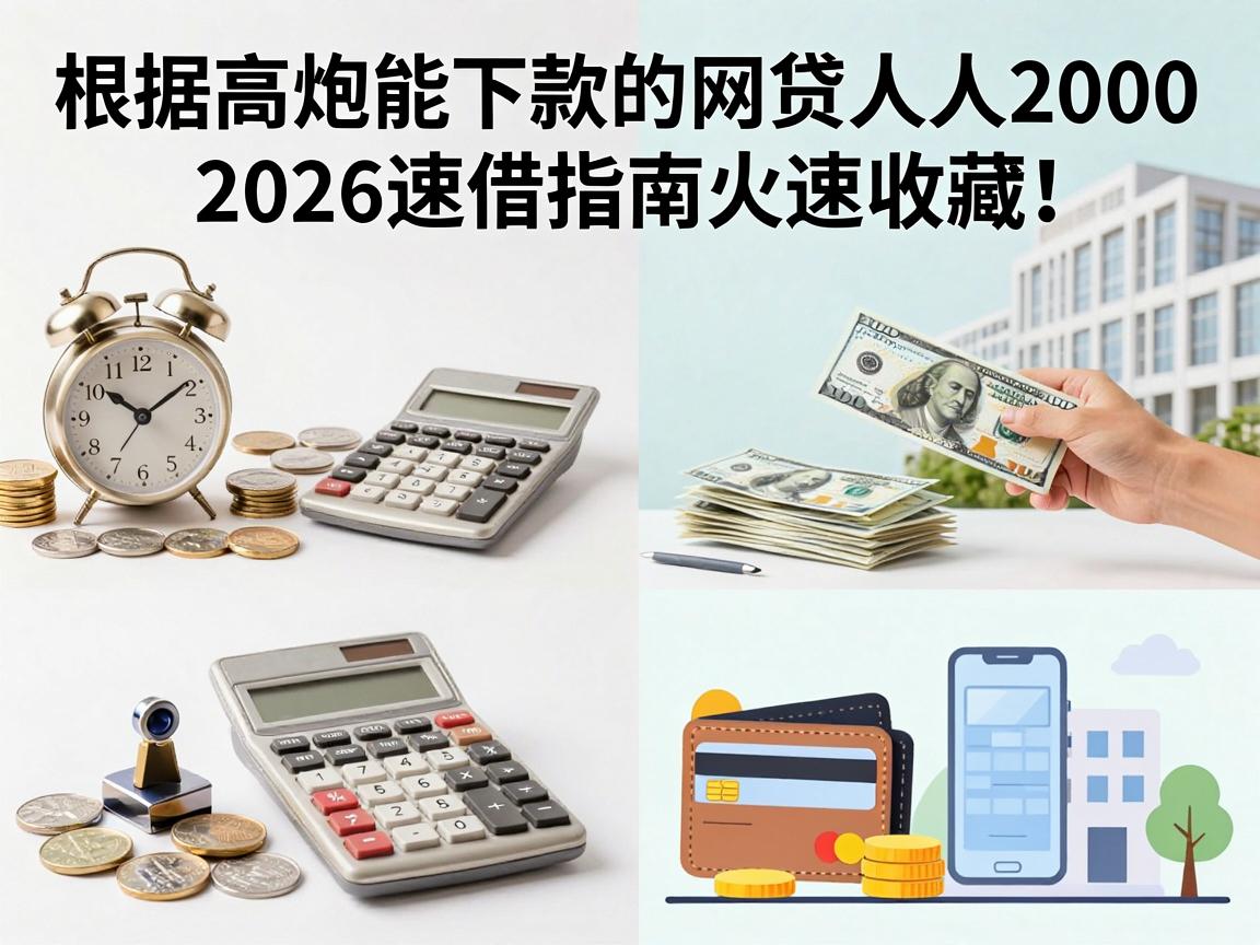 高炮能下款的网贷人人2000，2026速借指南火速收藏！