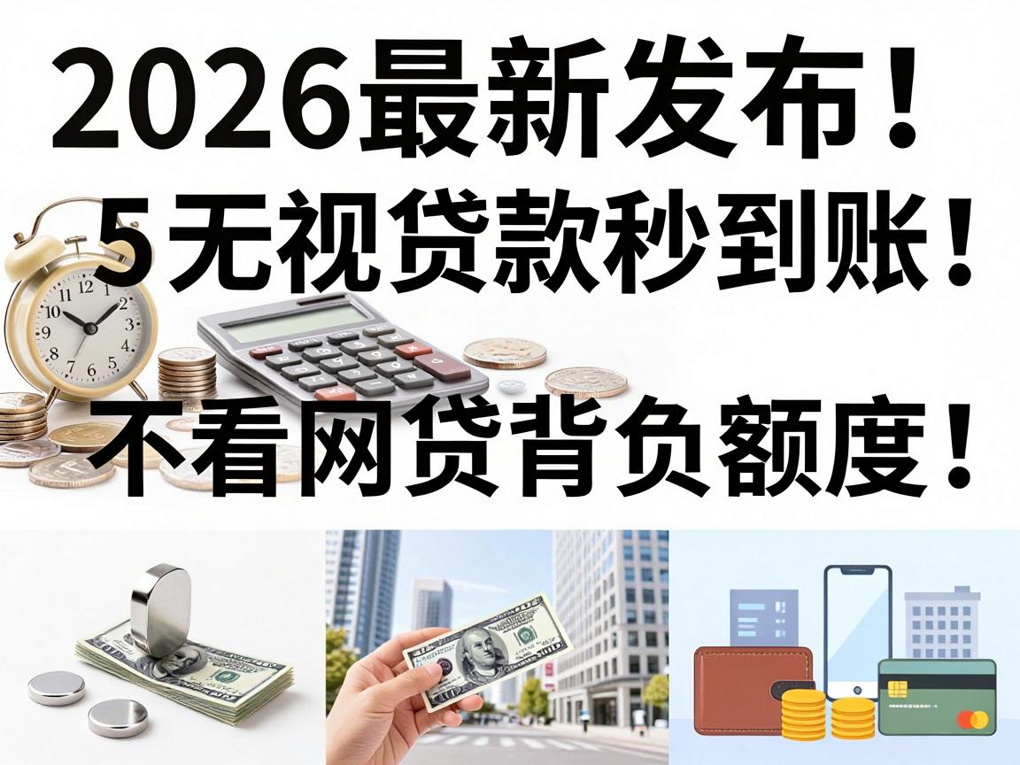 2026最新发布!5个无视贷款秒到账、不看网贷背负额度的app强力统计