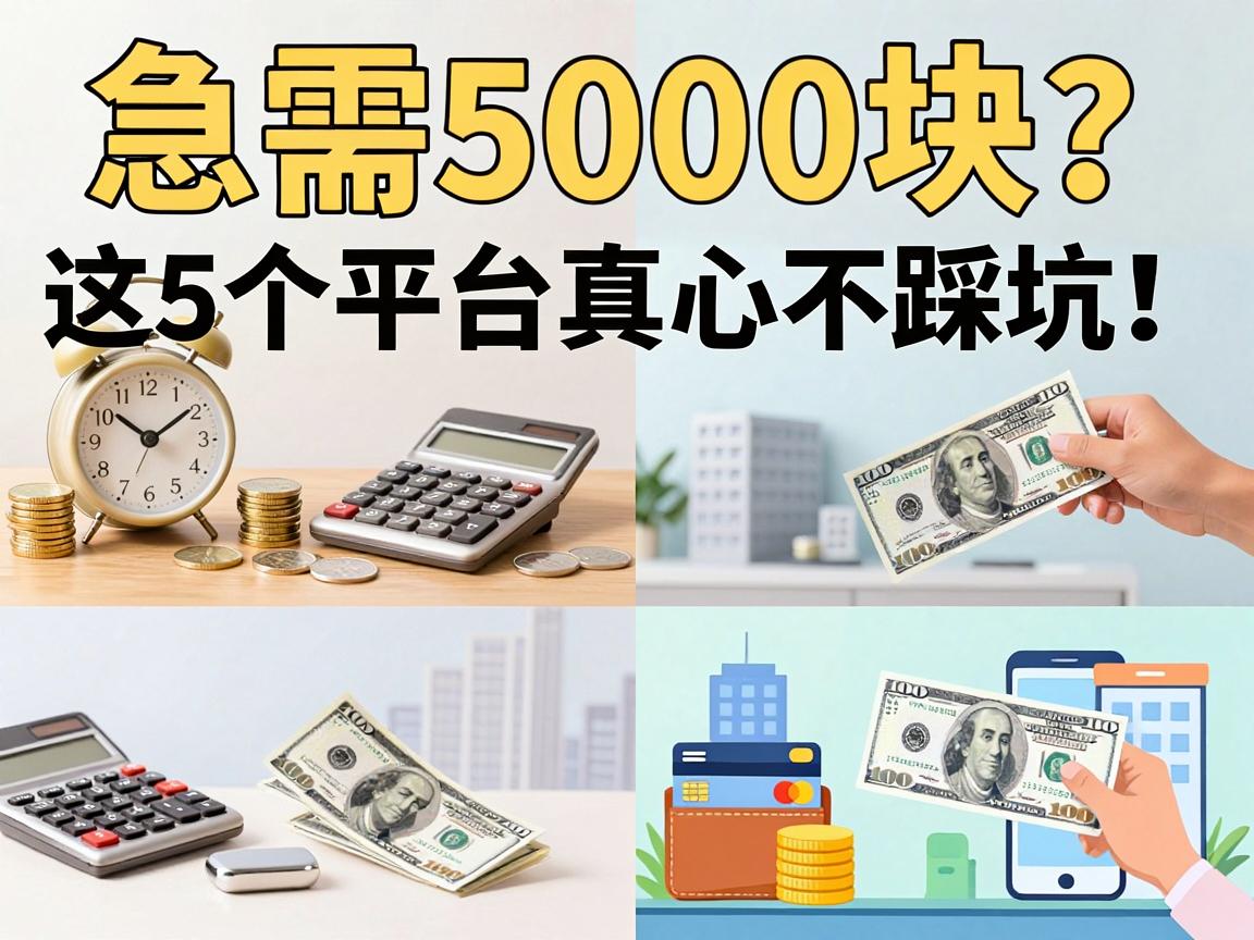 急需5000块?这5个平台真心不踩坑,亲测精选!