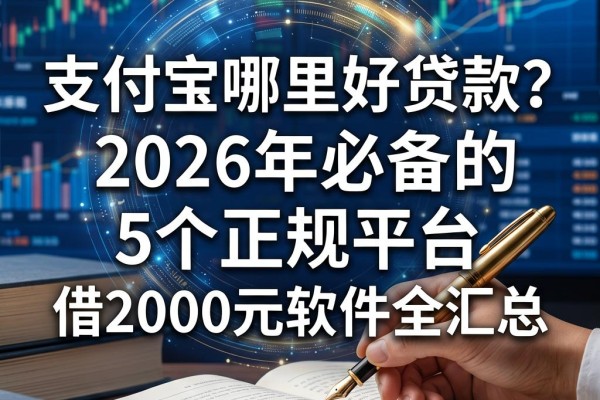 支付宝哪里好贷款?2026年必备的5个正规平台,借2000元软件全汇总
