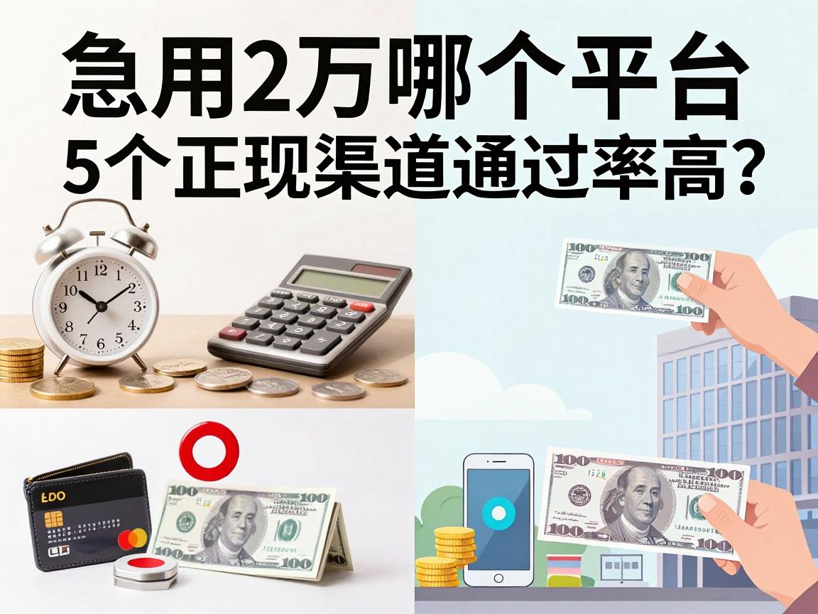 急用2万哪个平台容易放款？这5个正规渠道通过率高，速藏！
