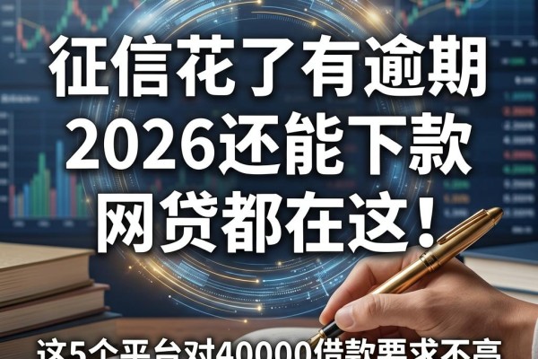 征信花了有逾期，2026还能下款的网贷都在这！这5个平台对40000借款要求不高，利息这样算最划算