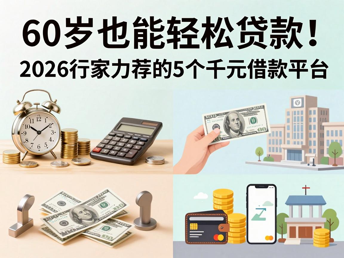 60岁也能轻松贷款！2026行家力荐的5个千元借款平台大盘点