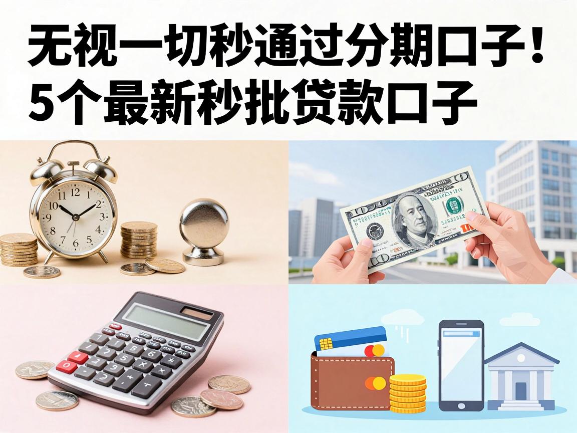 无视一切秒通过分期口子!5个最新秒批贷款口子深度剖析