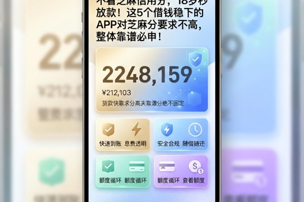 不看芝麻信用分,18岁秒放款!这5个借钱稳下的APP对芝麻分要求不高,整体靠谱必申