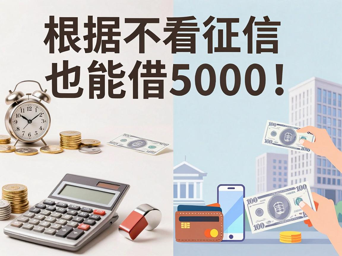 不看征信也能借5000!6月这5类灵活借款平台火速了解