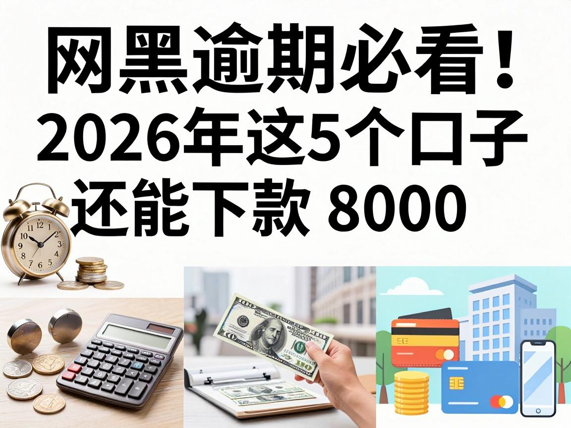 网黑逾期必看！2026年这5个口子还能下款8000，真实操作亲测有效