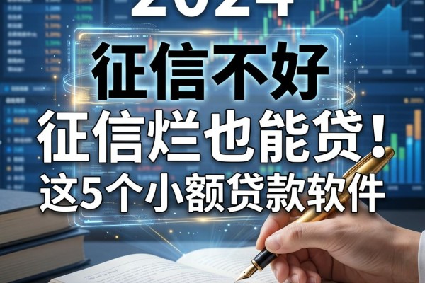 征信黑、征信不好、征信烂也能贷!这5个小额贷款软件,10月借款口子4月汇总必看