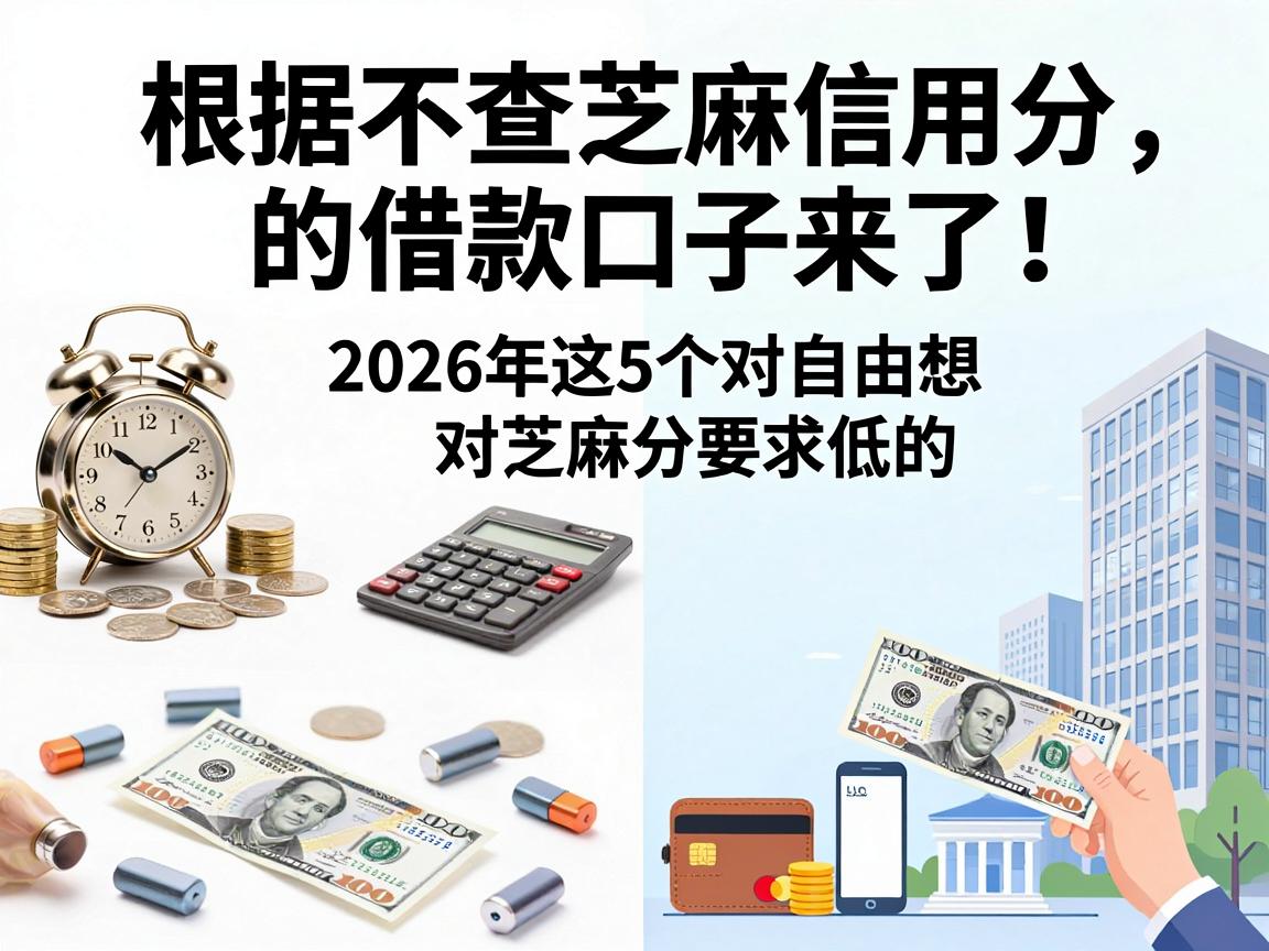不查芝麻信用分的借款口子来了！2026年这5个对芝麻分要求低的口子真心推荐