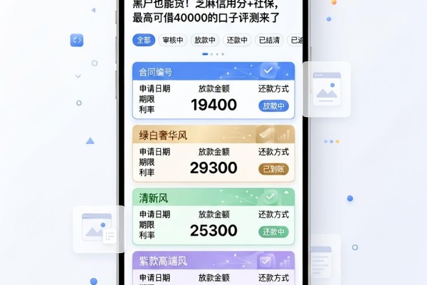 黑户也能贷!芝麻信用分+社保,最高可借40000的口子评测来了
