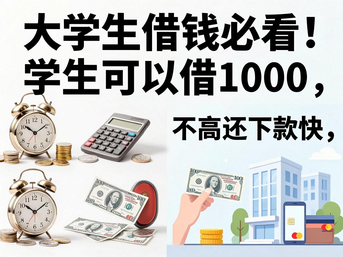 大学生借钱必看！这5个软件学生可以借1000，征信要求不高还下款快