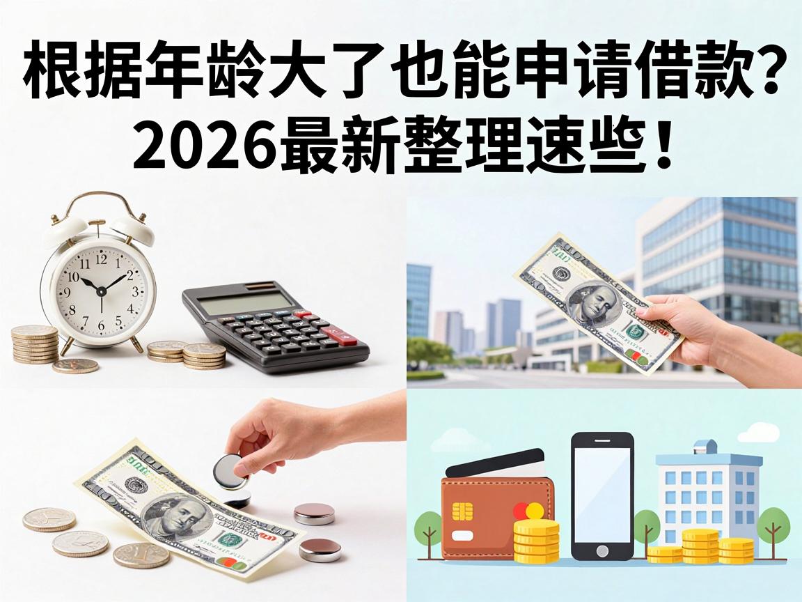 年龄大了也能申请借款的平台有哪些？2026最新整理速览！