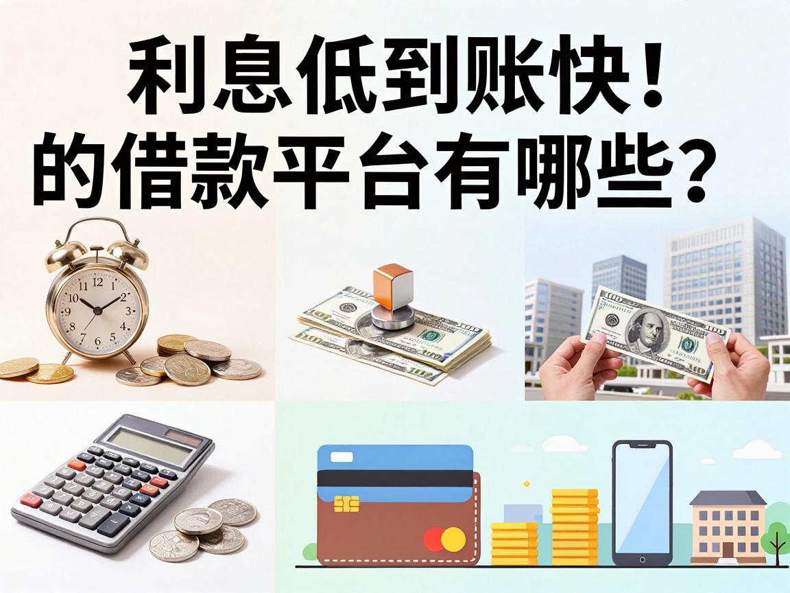 急需用钱必看!利息低到账快的借款平台有哪些?4月深度拆解这5个不查征信也能借