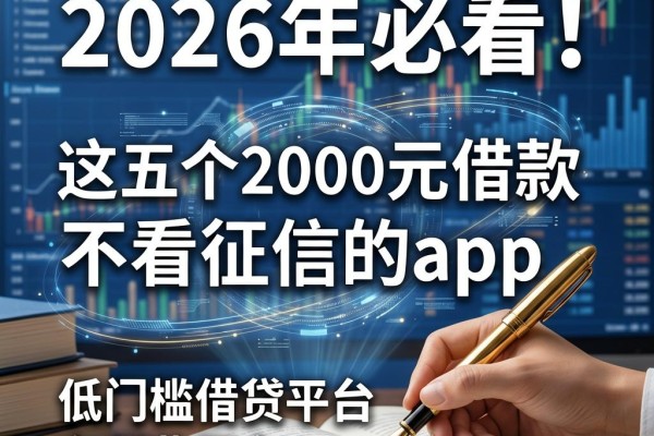2026年必看!这五个2000元借款不看征信的app,低门槛借贷平台有哪些平台操作指南