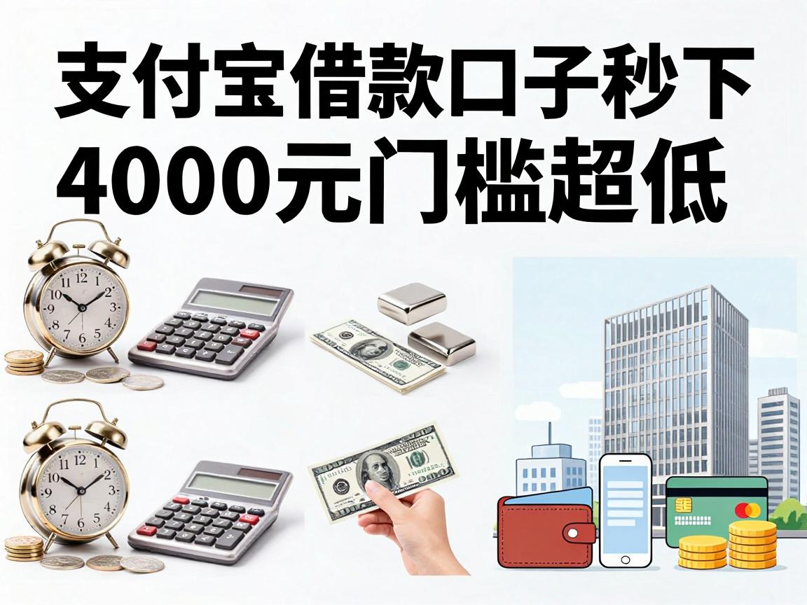 5月实测！这5个支付宝借款口子秒下，4000元门槛超低