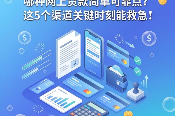 急用钱必看!哪种网上贷款简单可靠点?这5个渠道关键时刻能救急