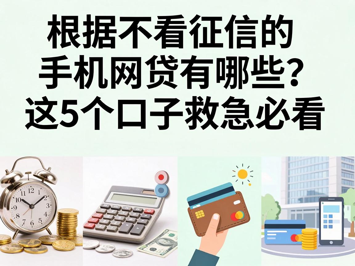 不看征信的手机网贷有哪些？这5个口子救急必看，速速收藏！