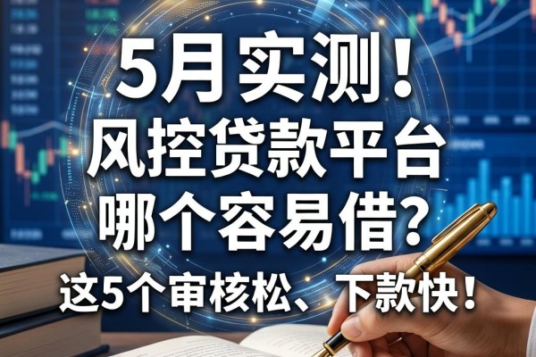 钱小易 5月实测!风控贷款平台哪个容易借?这5个审核松、下款快!