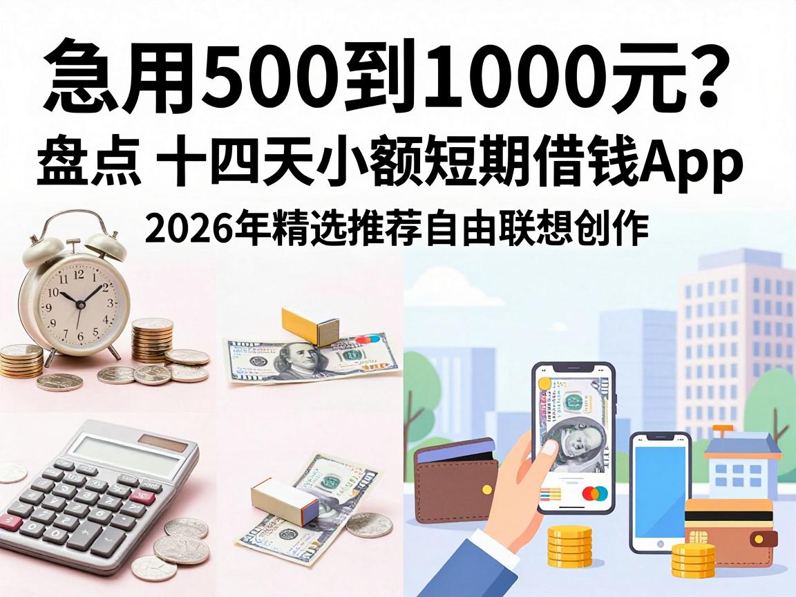 急用500到1000元?盘点5个十四天小额短期借钱App,2026年精选推荐