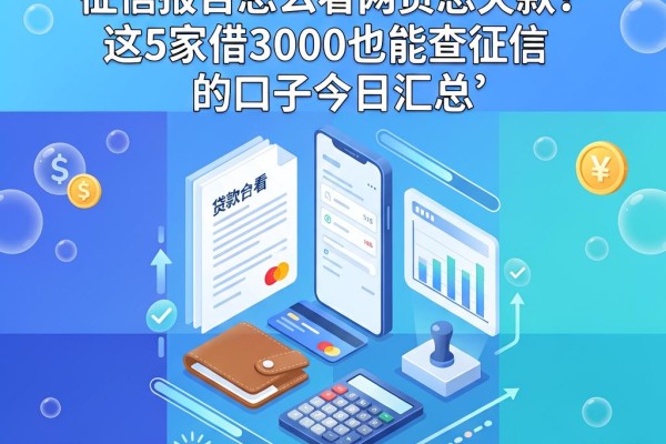 黑户必看:征信报告怎么看网贷总欠款?这5家借3000也能查征信的口子今日汇总