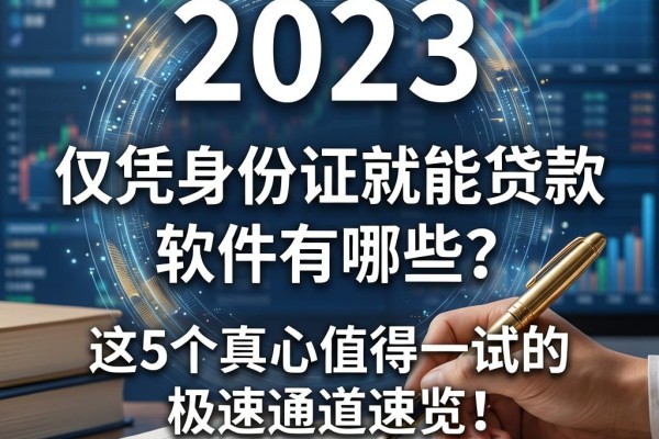 仅凭身份证就能贷款的软件有哪些？这5个真心值得一试的极速通道速览！