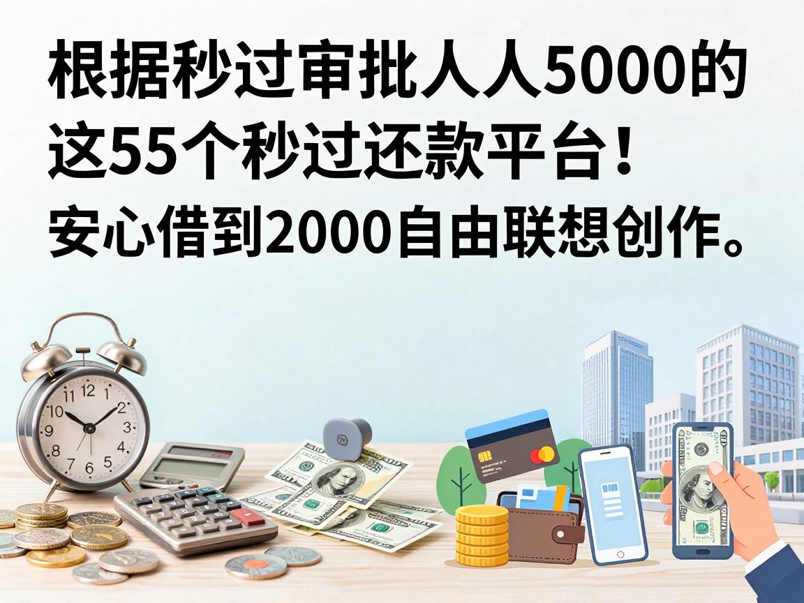 秒过审批人人5000的借钱软件来了！这5个秒过还款平台让你安心借到2000