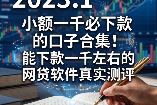 小额一千必下款的口子合集！能下款一千左右的网贷软件真实测评，这几家好下款口碑爆棚