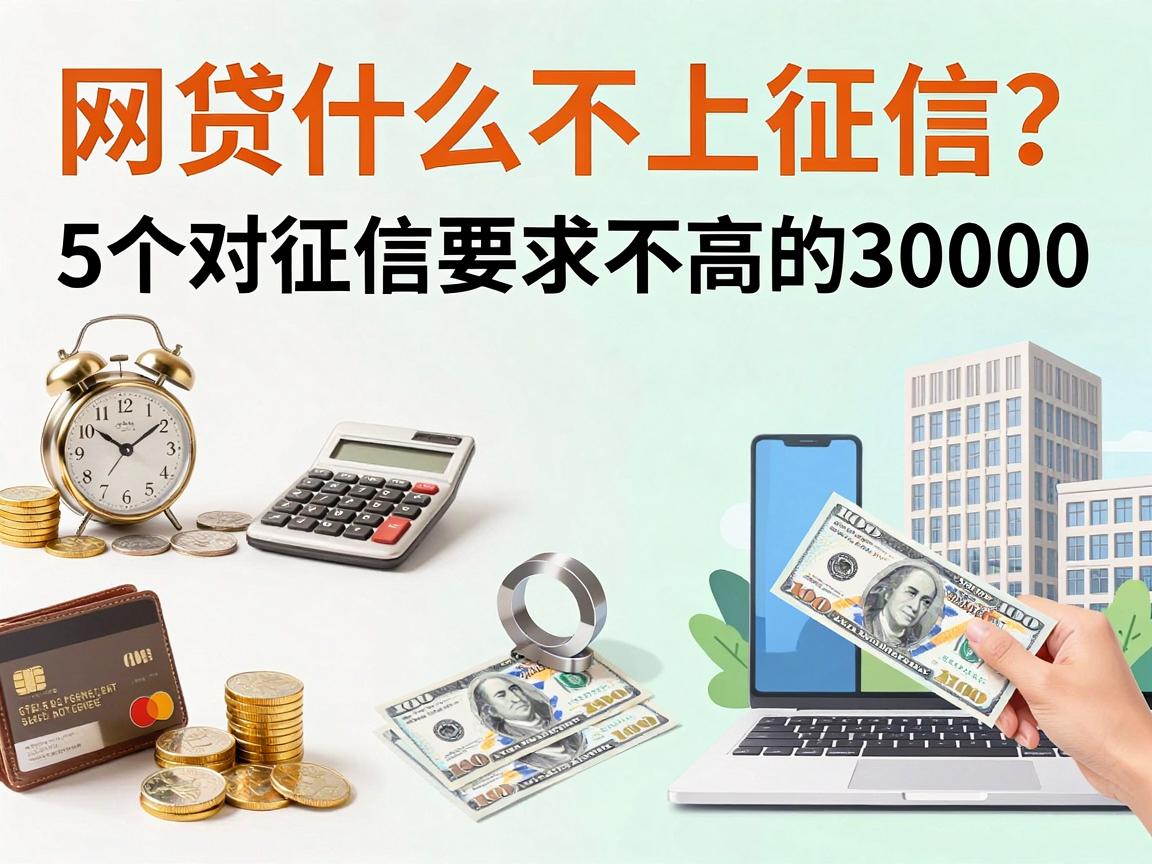 独家揭秘：网贷什么不上征信？5个对征信要求不高的借款30000软件整理
