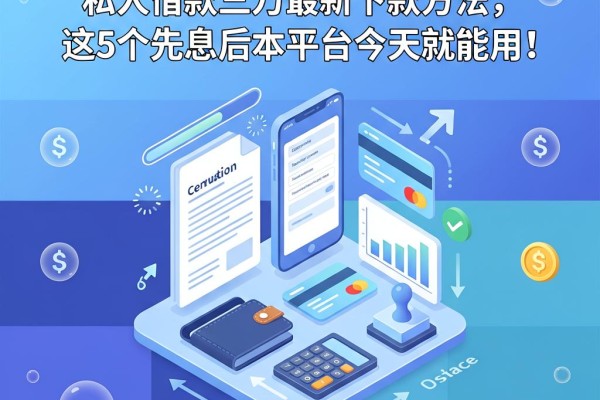 黑户专属!私人借款三万最新下款方法,这5个先息后本平台今天就能用