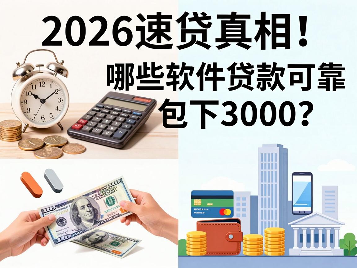 2026速贷真相！哪些软件贷款可靠包下3000？这5个借款平台对500要求不高