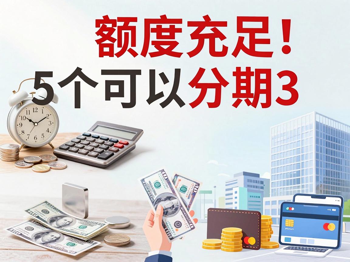 额度充足！这5个可以分期3年的借款平台不看征信负债，通过率高到账快