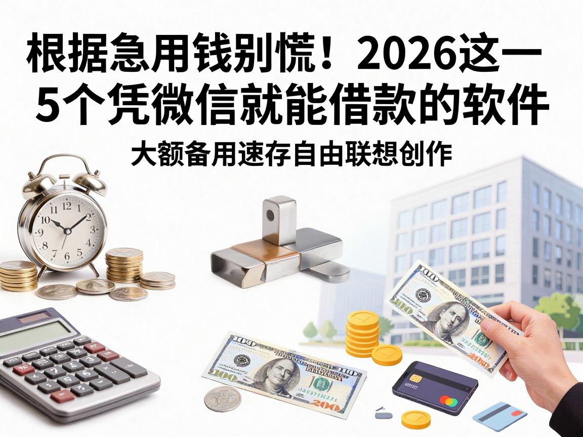 急用钱别慌！2026这5个凭微信就能借款的软件，大额备用速存