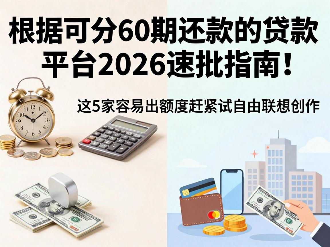 可分60期还款的贷款平台2026速批指南!这5家容易出额度赶紧试
