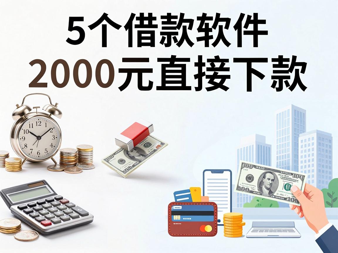 秒到微信！这5个借款软件2000元直接下款，资质要求不高
