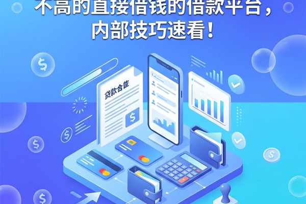 5月最新！这5个对征信要求不高的直接借钱的借款平台，内部技巧速看