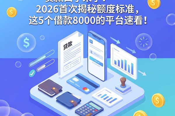 不看当前逾期、无视通讯录的贷款口子来了!2026首次揭秘额度标准,这5个借款8000的平台速看
