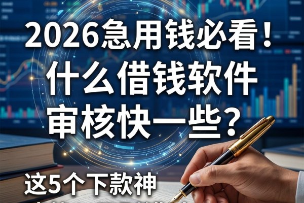 2026急用钱必看!什么借钱软件审核快一些?这5个下款神速的口子别错过!