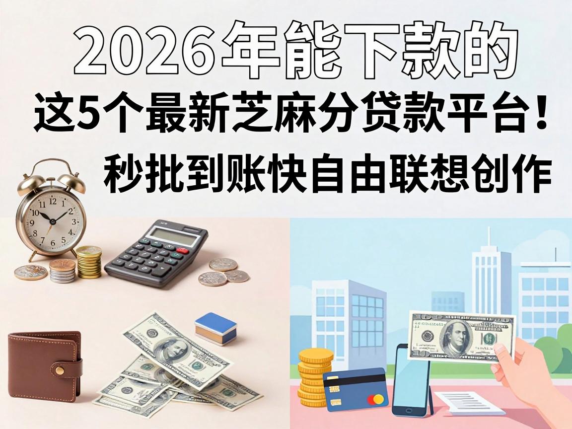 2026年能下款的正规网贷盘点!这5个最新芝麻分贷款平台,秒批到账快