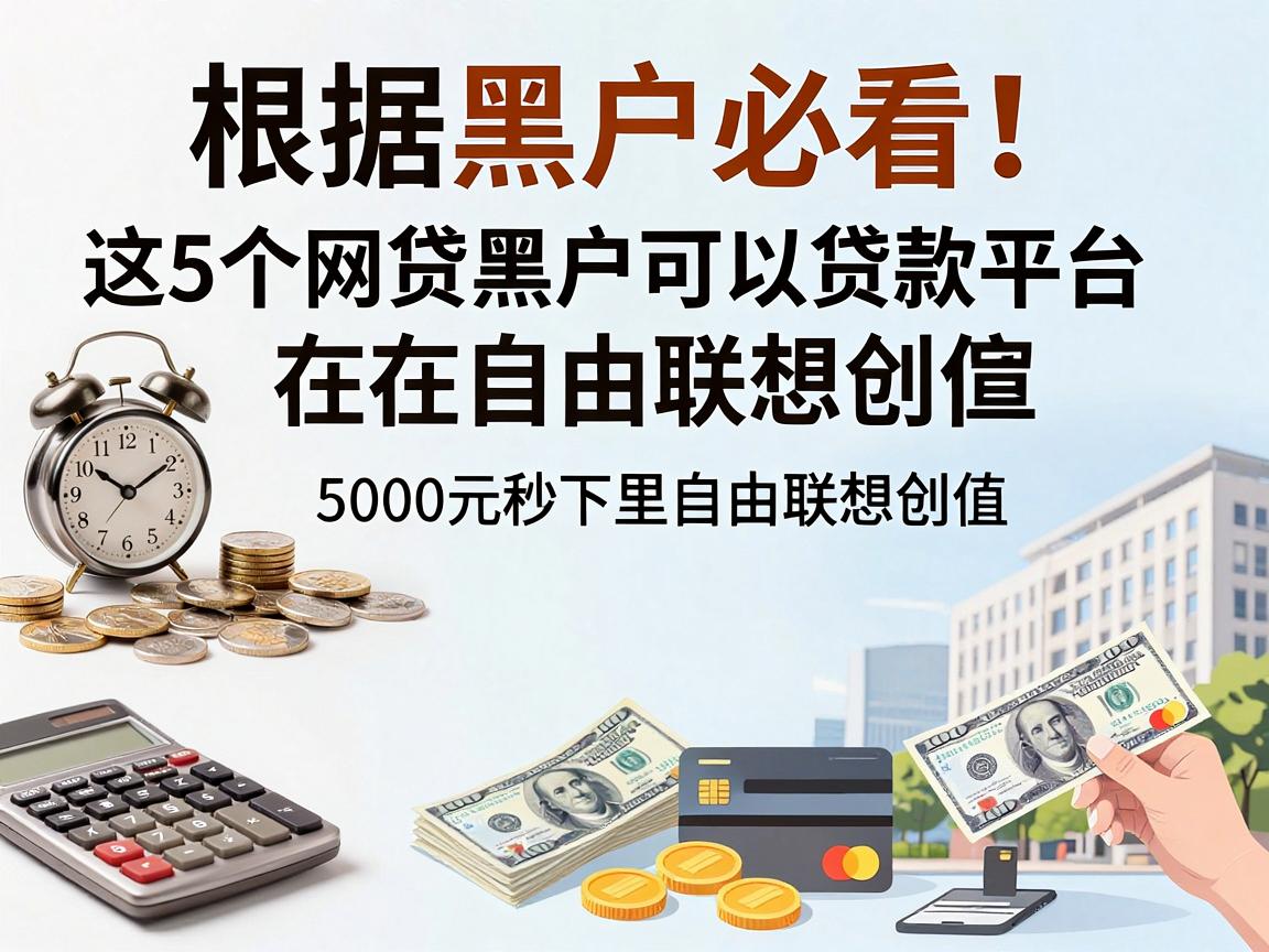 黑户必看！这5个网贷黑户可以贷款平台权威整理，5000元秒下款的口子都在这里