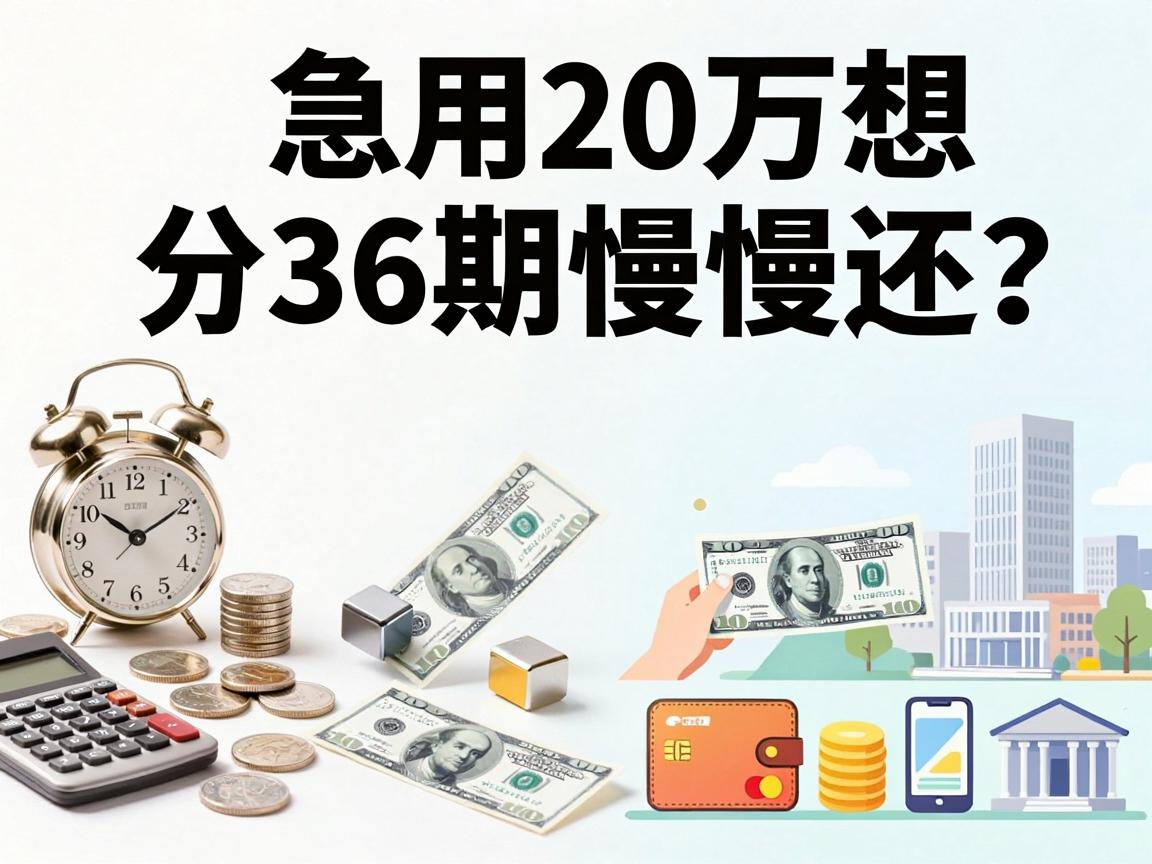 急用20万想分36期慢慢还?这5个自动放款软件2026快人一步