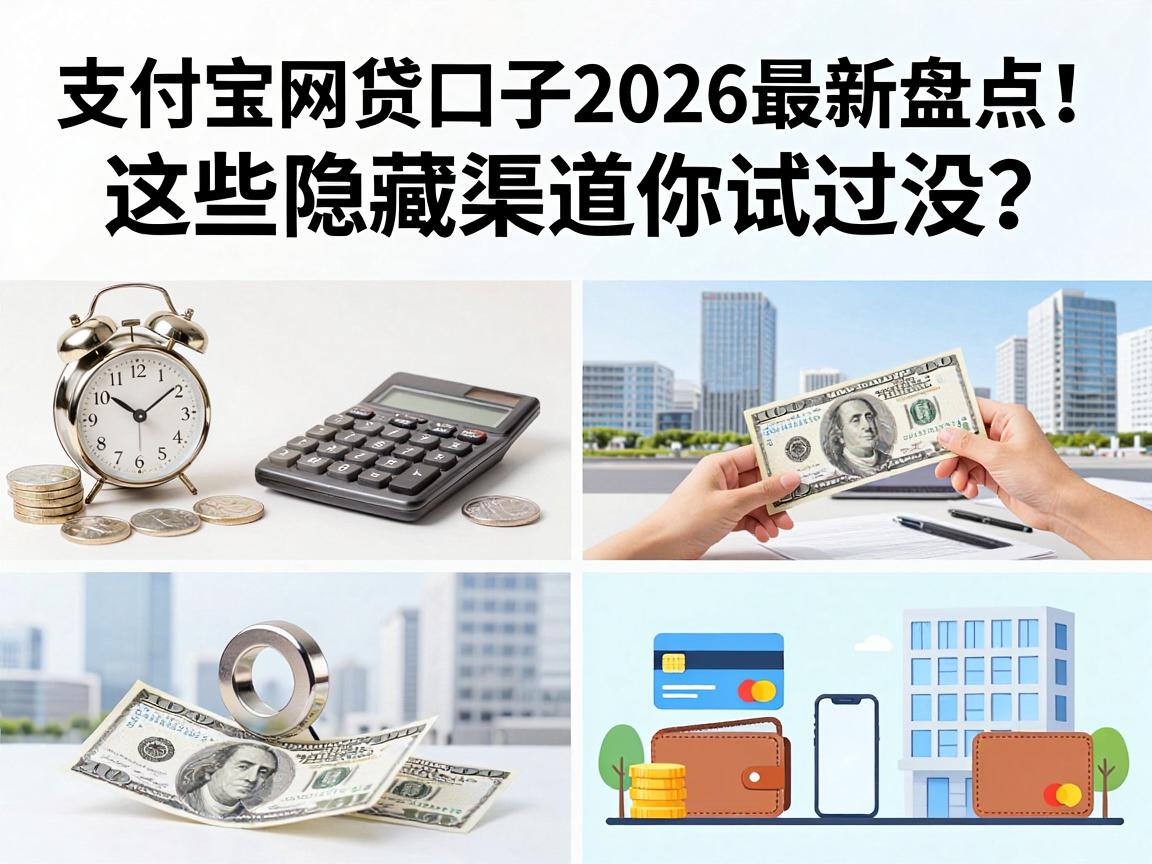 支付宝网贷口子2026最新盘点！这些隐藏渠道你试过没？速看避坑指南