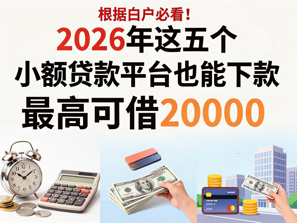 白户必看！2026年这五个小额贷款平台也能下款，最高可借20000