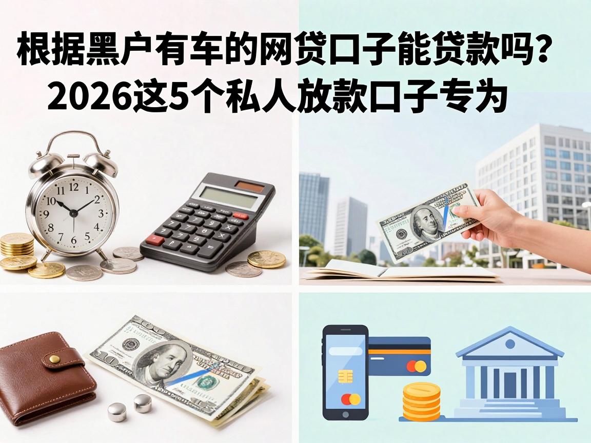黑户有车的网贷口子能贷款吗?2026这5个私人放款口子专为有车黑户解决临时周转