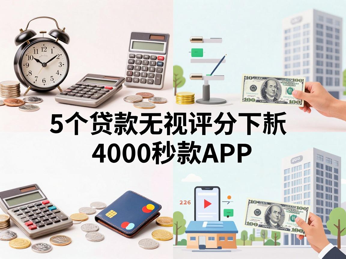 5个贷款无视评分4000秒下款的APP，2026年老人常说哪个借款不看评分就选它们