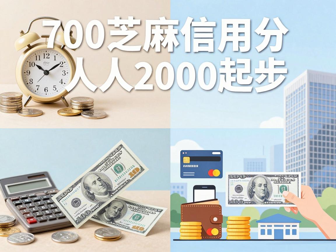700芝麻信用分也能轻松借钱，人人2000起步，这5个APP流畅到飞起
