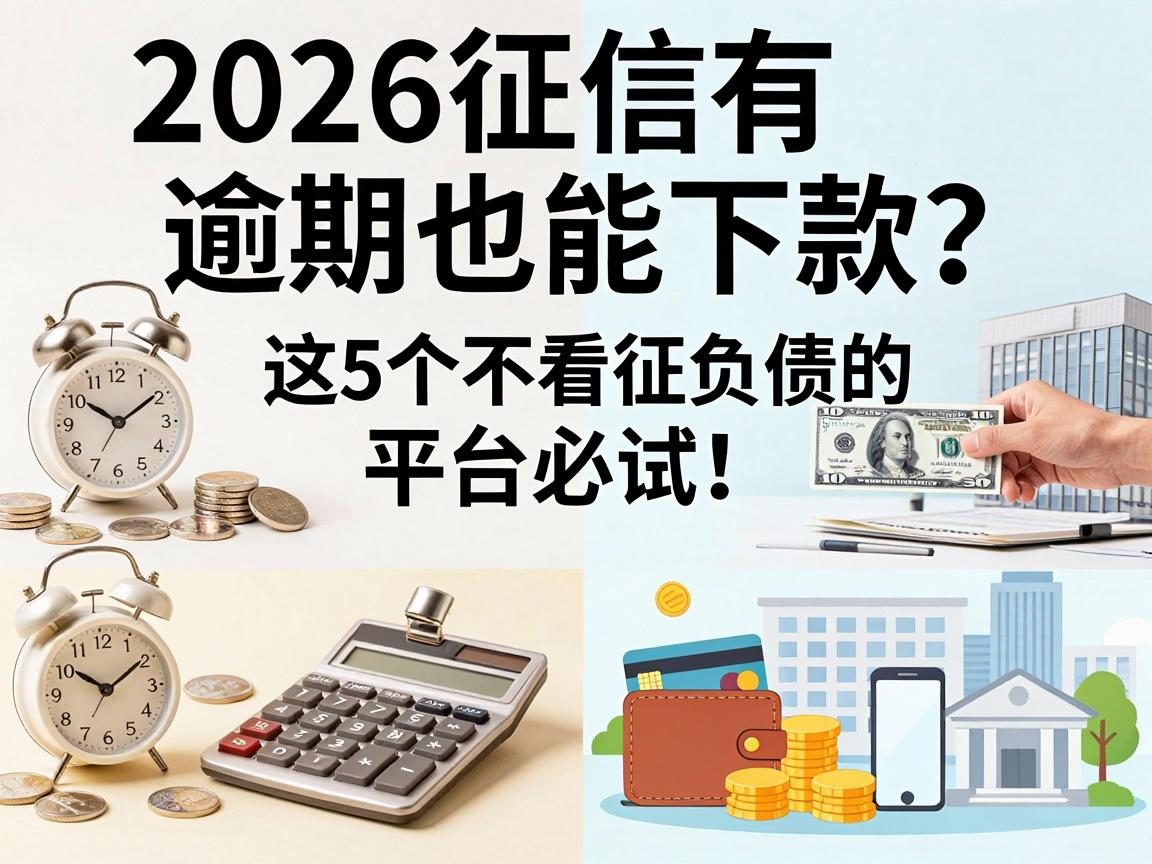 2026征信有逾期也能下款？这5个不看征信负债的平台必试！