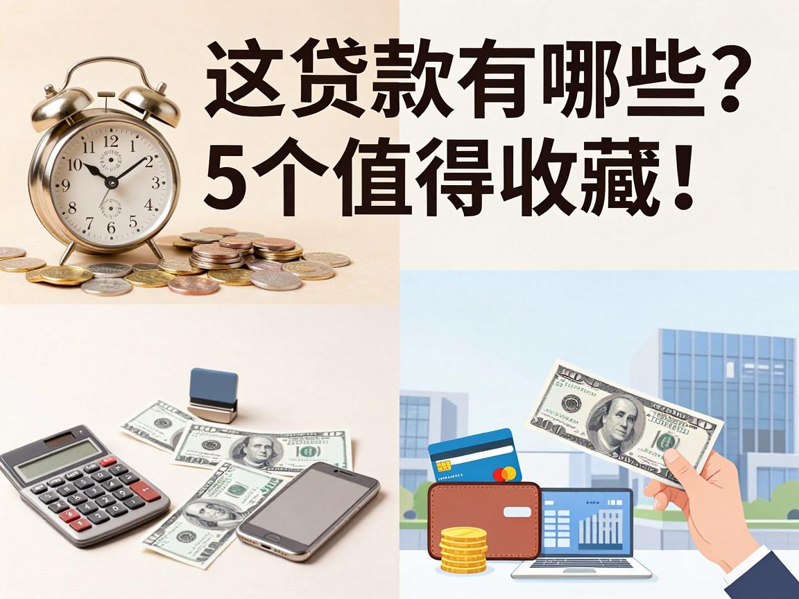 通过率高额度大的贷款有哪些？这5个值得收藏！