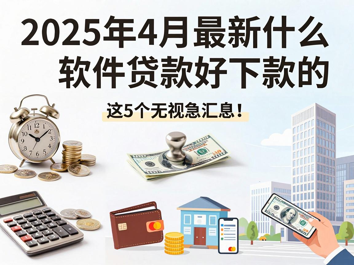 紧急汇总！2025年4月最新什么软件贷款好下款的，这5个无视芝麻分和逾期